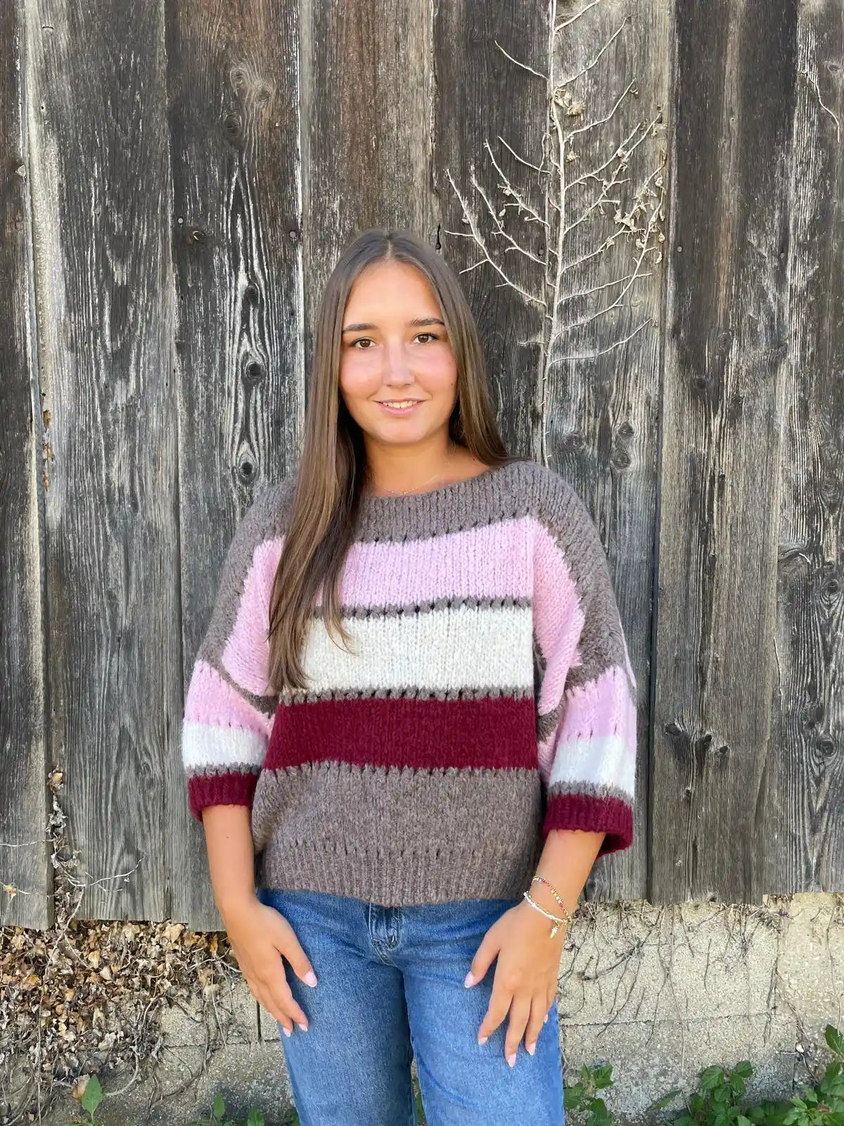 Pullover "Cosy Knit" Taupe