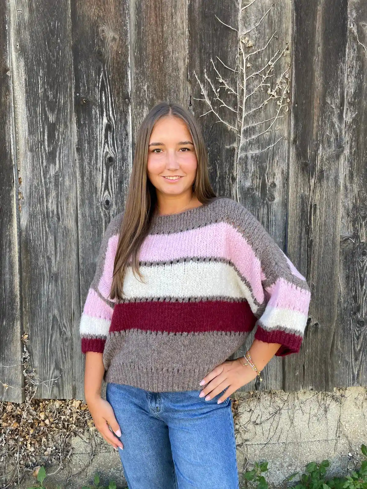 Pullover "Cosy Knit" Taupe