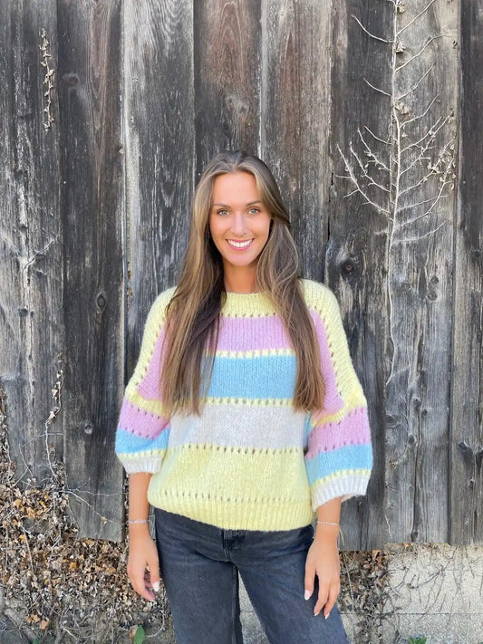 Pullover "Cosy Knit" Pastellgelb